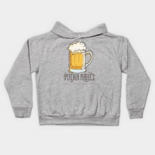 'Pitcher Perfect' Hilarous Beer Pun Witty Gift Kids Hoodie